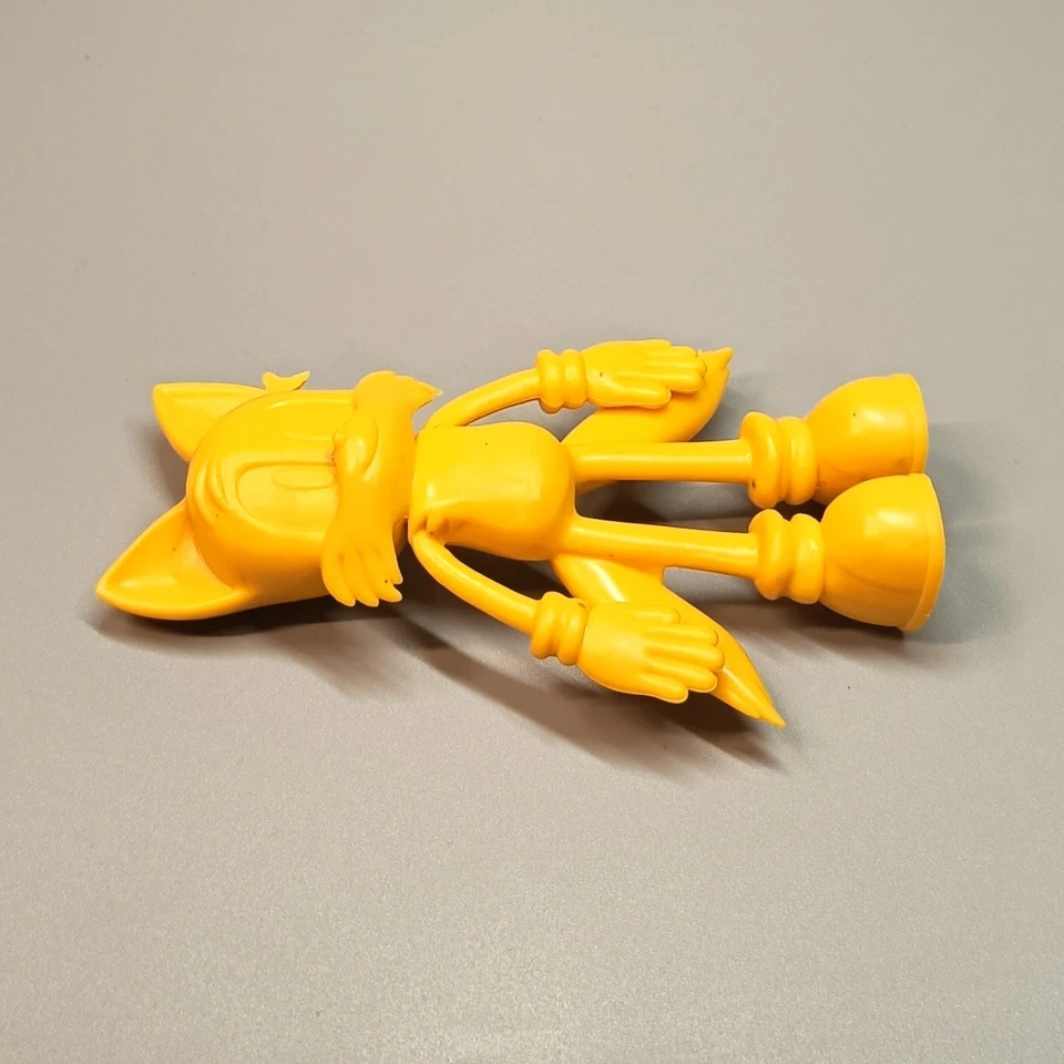 Sonic the Hedgehog TAILS Prototipo Sin Pintar 4.5" Figura Bend-Ems Juguete Flexible Foto 3 de 4