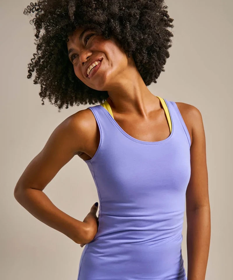 BAM - Women's Everyday Origin Bamboo Vest, Purple/Lavender, PFA Free, Soft - Image 1 of 1
