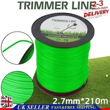 2.7mm*210m Strimmer Line Wire Cord Round Nylon Trimmer Line Heavy Duty Trimmer 0.06 per metre