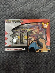 Pokémon TCG Celebrations Collection Lance's Charizard V Box