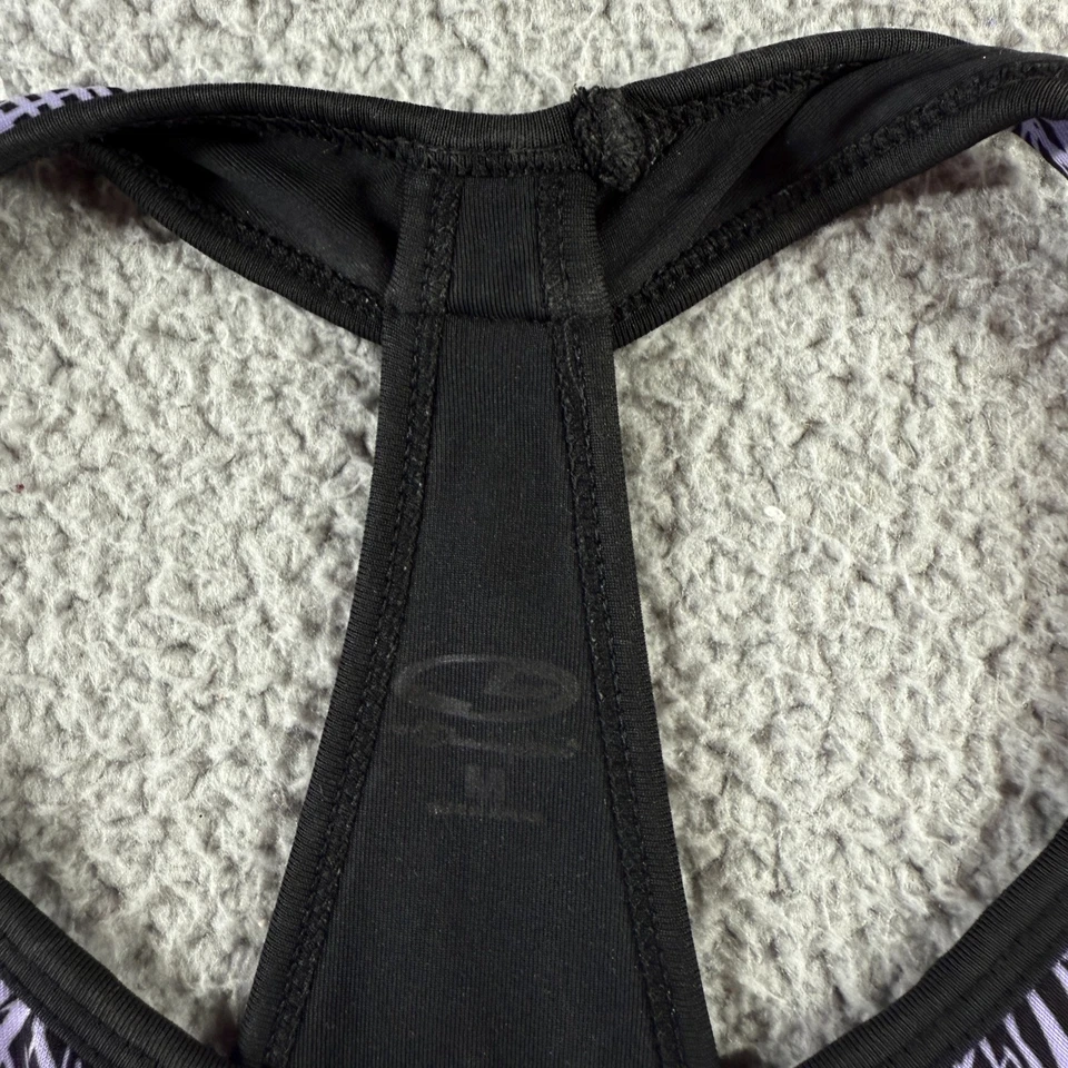 Top activo sin mangas C9 By Champion para mujer púrpura negro geométrico talla M Foto 3 de 4