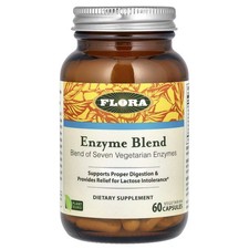 2 X Flora, Enzyme Blend, 60 Vegetarian Capsules
