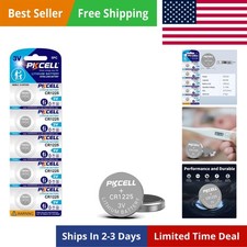 CR1225 3V Lithium Battery CR 1225 3V Button Batteries for Thermometer 5- Shel...