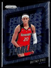 2024 Panini Prizm WNBA #15 Brittney Sykes Washington Mystics Fearless