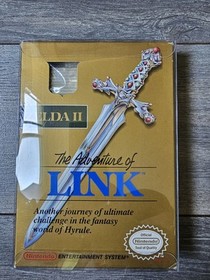 Zelda II: The Adventure of Link 2 Gold NES Nintendo CIB Complete 100% Original💥