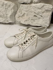 SAINT LAURENT White Andy Low Top Sneakers 48/...