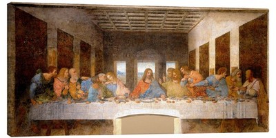 Leinwandbild Das Abendmahl - Leonardo da Vinci