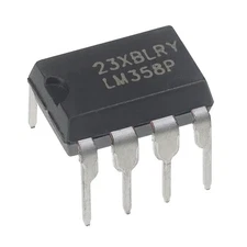 Allecin LM358P LM358 Dual Operational Amplifier IC Om-Amp DIP-8 (Pack of 50pcs)