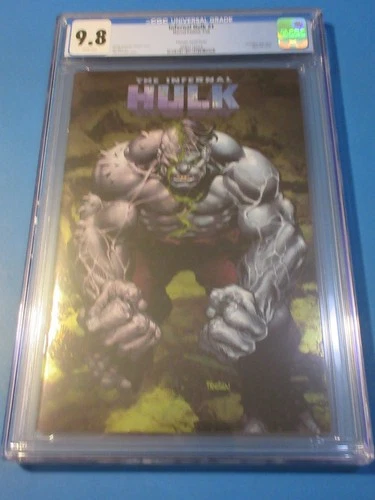 Infernal Hulk #1 Panosian Foil Variant CGC 9.8 NM/M Gorgeous Gem Wow