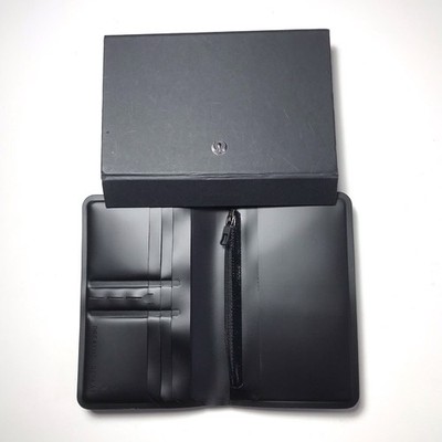 NEW Lululemon Mens More Miles Bifold Black Travel Wallet Passport Holder