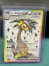 Carte Pokémon Alolan Exeggutor ex 225/191 Segrete Rare Scintille Urgenti - (NM)