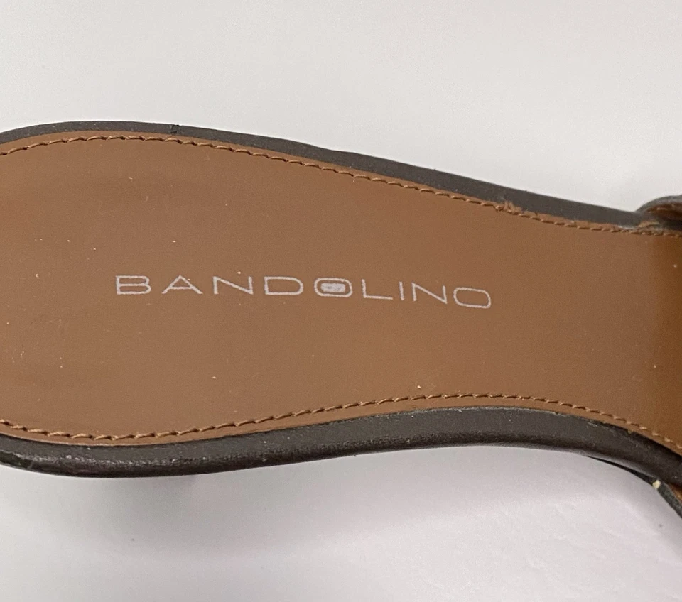 "Bandolino Punta Abierta Estampado de Jirafa Lona con Hebilla Deslizable Sandalia 2.5"" Tacón Talla 7 M" Foto 3 de 4