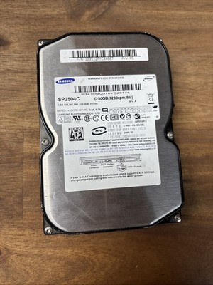 FESTPLATTE Samsung 250GB Spinpoint P120 SP2504C 8MB 7200U/min SATA II 3.5'' Zoll