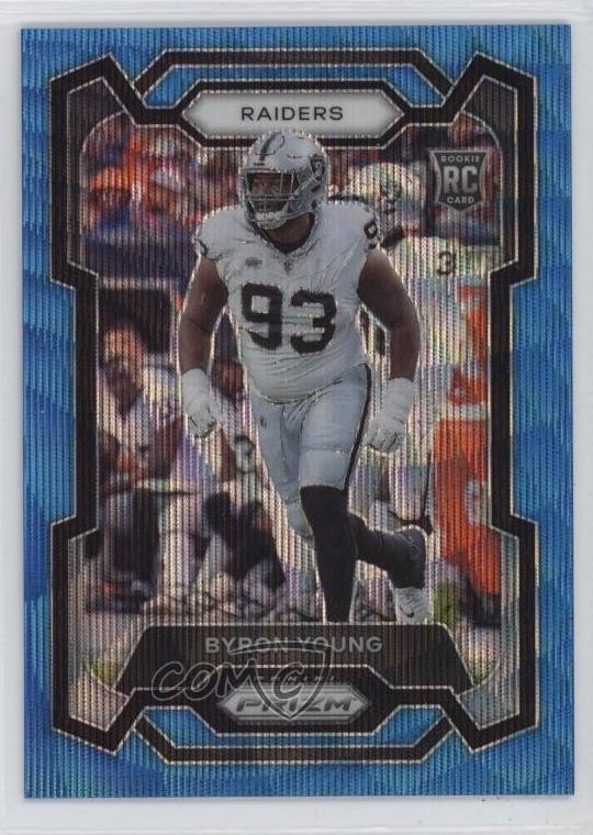2023 Panini Prizm Rookies Blue Wave 151/199 Byron Young #355 Rookie RC 1ca6