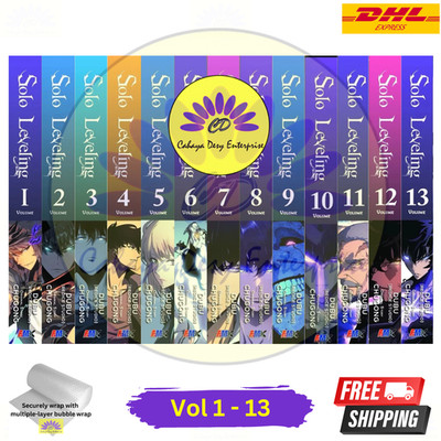Solo Leveling Englisch Manhwa Von Chugong Band 1-13 Komplettsatz Manga Neu!