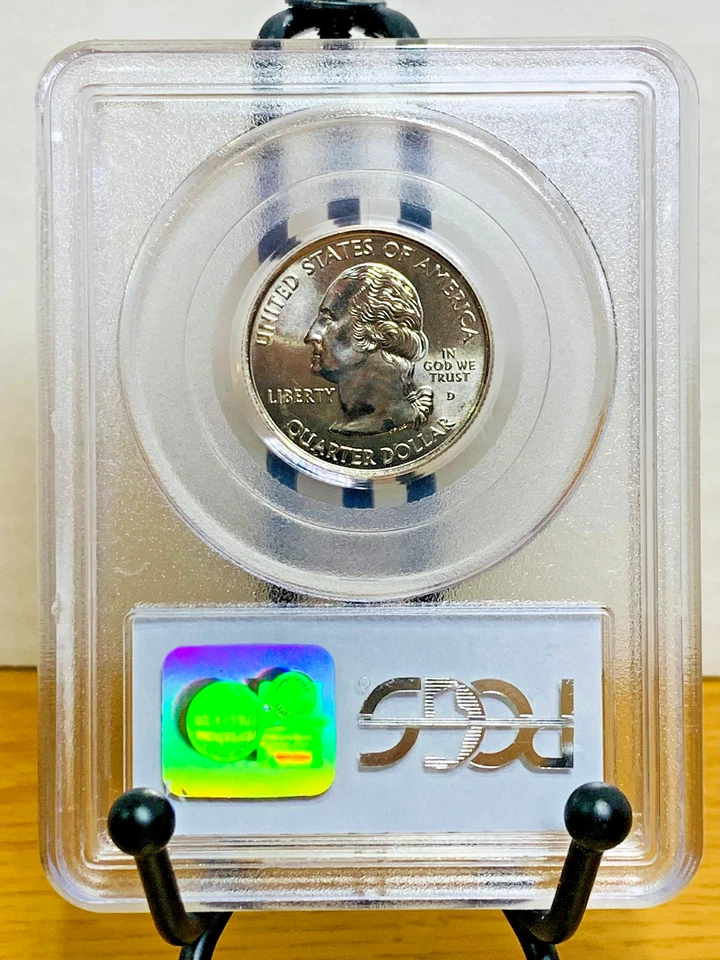 2004-D Washington Quarter Michigan PCGS MS68 Mint State 68 #21703451 - Image 2 of 2