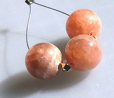 Rhodochrosite Round Beads 100 Natural Untreated-11mm -7.2 Gr/36 twc-3 pcs