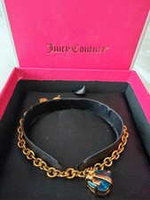 Juicy Couture Armband Goldfarben mit blauem K...