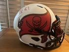 Rob Gronkowski Signed Tampa Bay Buccaneers Football Helmet JSA Authenticated