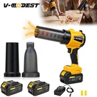 2-in-1 Handheld Cordless Small Leaf Blower & Vacuum W/2 21V 4000mAh Batteries