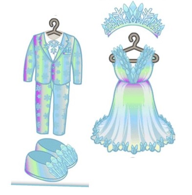 Sophie's Rewards Icy Summit Crown, Dress, Shoes, and Suit Messaged! Webkinz Rare