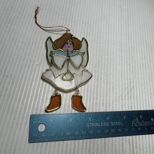 Stained Glass Angel Christmas Ornament Holiday Sun Catcher