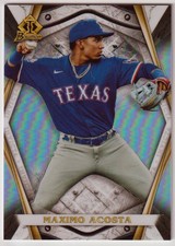 2022 Bowman #BI-7 Maximo Acosta Bowman Invicta Texas Rangers