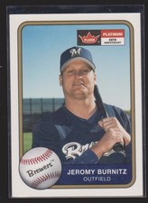 Jeromy Burnitz Cards Inserts Vintage Premium Collection LOOK