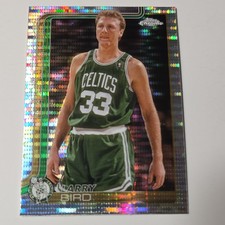 Topps 2025-26 Chrome Larry Bird #243 Pulsar refractor Boston Celtics NBA 