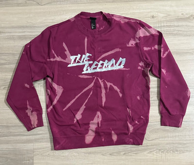 The Weeknd Sweatshirt Mens MEDIUM Custom H&M Sweater XO Music Artist Adult