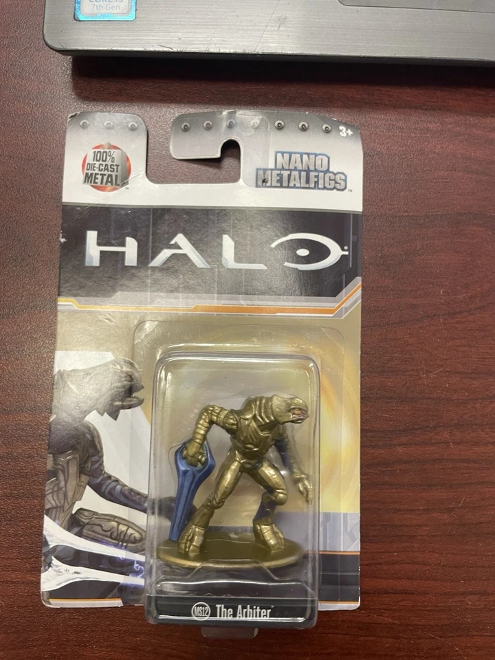 Lote de 3 figuras metálicas Halo Nano 2017 Spartan Aquiles, The Arbiter, Jorge-052  Foto 2 de 4