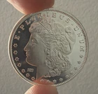 1 TROY OZ. .999 FINE SILVER BULLION ROUND COIN MORGAN E. PLURIBUS UNUM DOLLAR BU