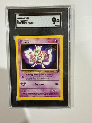Mewtwo (The First Movie Promo) 03/53 Wotc Promo Black Star SGC 9