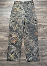 Mossy Oak Field Staff Youth XL 16/18 Camo Cargo Pants Brown Hunting Outdoor