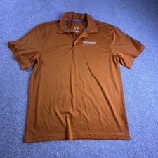 Whataburger Employee Uniform Polo Shirt Unisex M Short Sleeve Orange