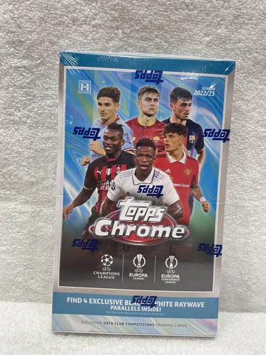 2022-23 Topps CHROME UEFA Club Competitions Soccer Hobby LITE BOX