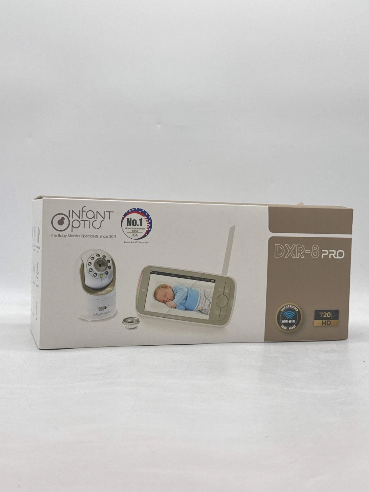 New Infant Optics DXR-8 Pro 5" HD Baby Monitor 720p Non-WiFi Security Camera