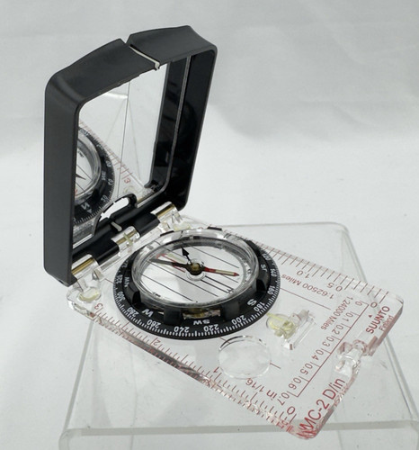 Suunto MC-2 Mirror Sighting Compass Finland Adjustable Declination Orienteering