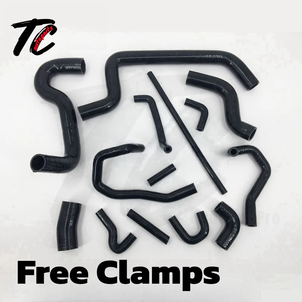 Kit de mangueras de radiador y calefacción de silicona Fit Ford Ranger 2,3 L 4 cilindros 1989-1992 Foto 4 de 4