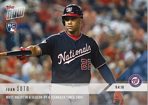 2018 Topps Now 688 Juan Soto