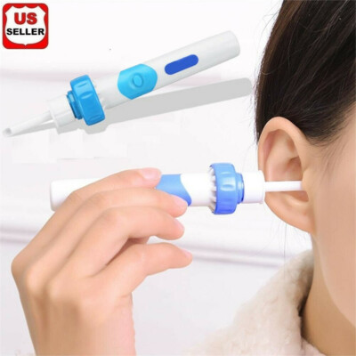 Safety Electric Cordless Vacuum Ear Cleaner Wax Remover Painless Cleaning Tool