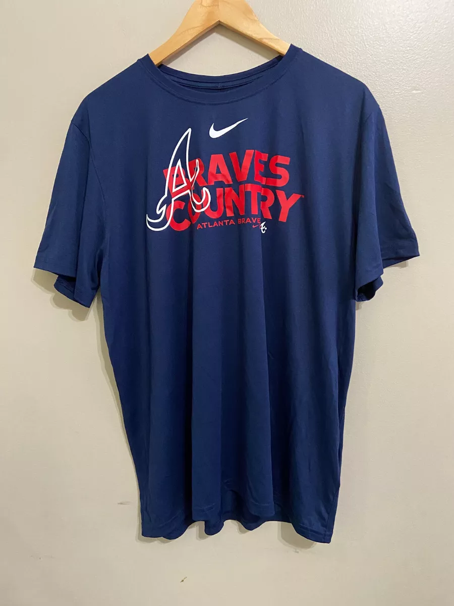 Atlanta Braves Fanatics MLB Men's 3/4's Long Sleeve Blue