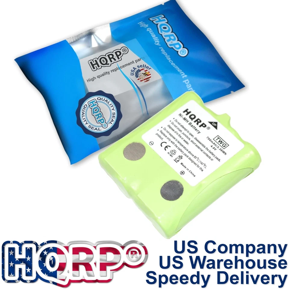 Paquete de baterías de 4,8 V para radio bidireccional Cobra PR560-WX PR590 PR650-WX PR900-DX Foto 2 de 4