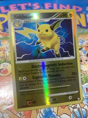 Pokémon Raichu Lv.40 - Mysterious Treasures 15/123 Reverse Holo