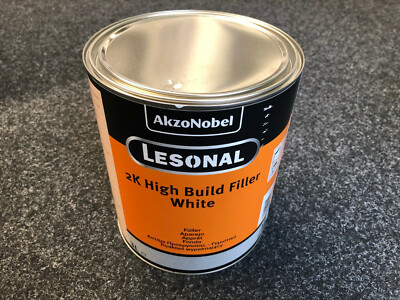 (35,00 /1l) Lesonal 199718 2K High Build Filler White 2K Füller Weiss 3l