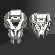 Stainless Steel Cobra Male Chastity Device Mamba Cage Men Metal Locking Belt 440