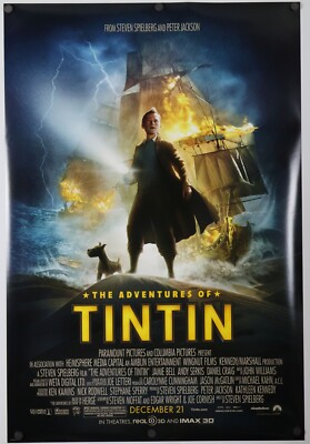 Adventures Of Tintin - original DS movie poster D/S 27x40 - 2011