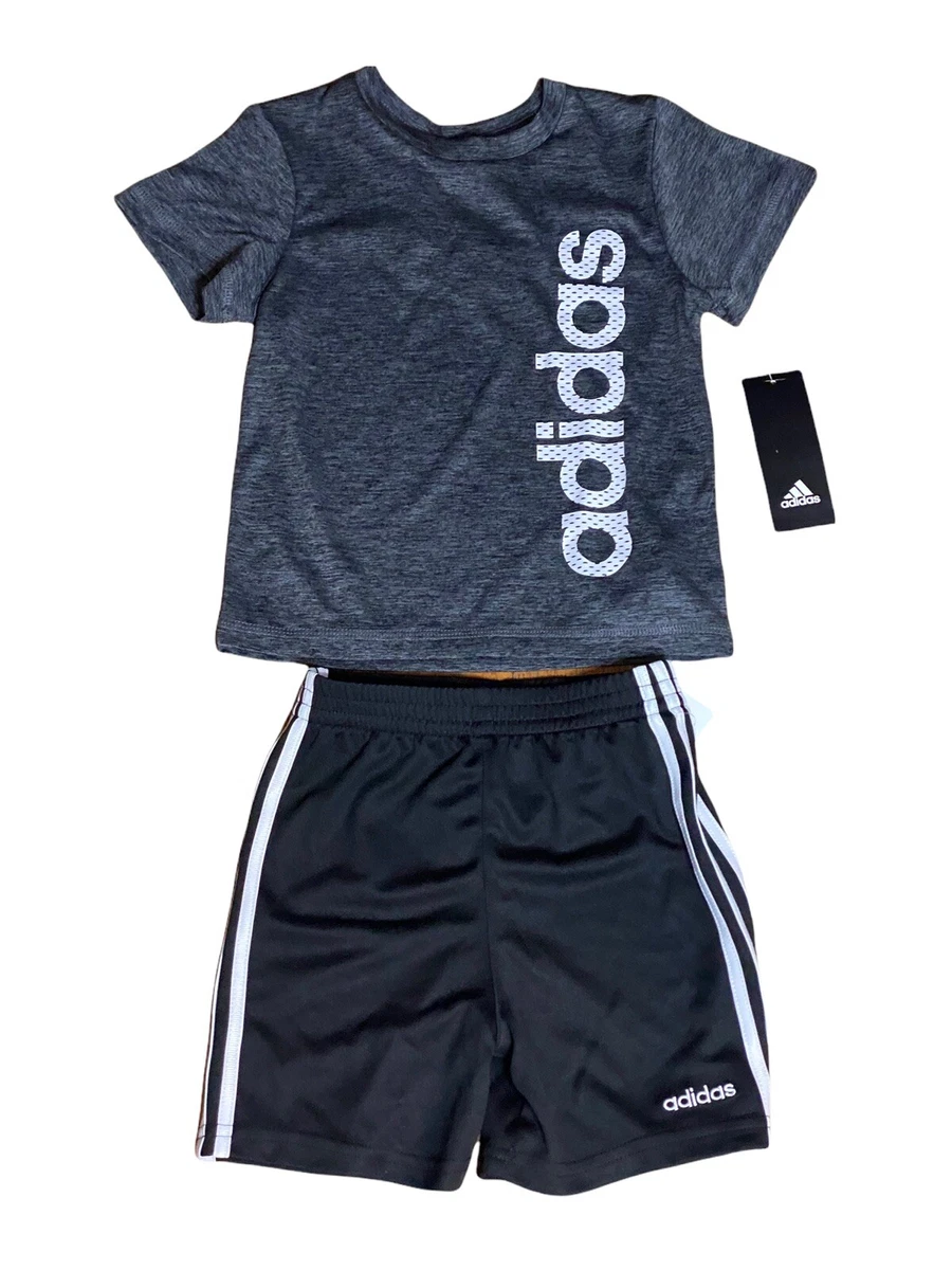 Adidas matching shirt and best sale shorts