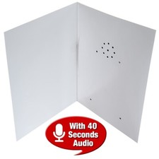 Talking Products Personalised Voice Recordable Greeting Card 40 Second Recording