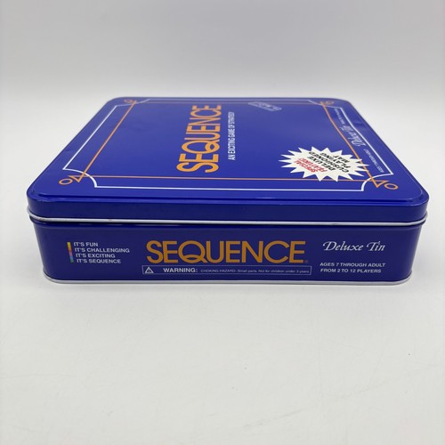 Sequence Deluxe Edition Tin COMPLETE Jax 1995 Cards Strategy Cushioned Mat - Picture 9 of 9